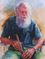 Portrait of an old Blind Man